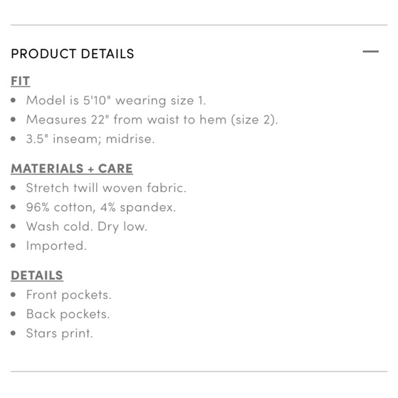 NEVER WORN Torrid 22 3.5 Inch Military Stretch Twill Mid-Rise Short, Black Star - Picture 6 of 14